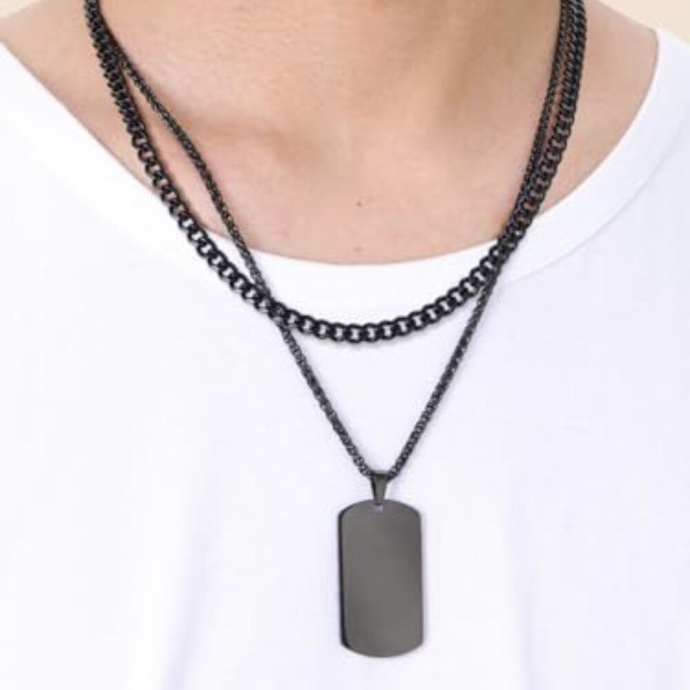 Stainless Steel Cuban Link Chain Necklace Classic Durable Minimalist Gift - Picture 4 of 8